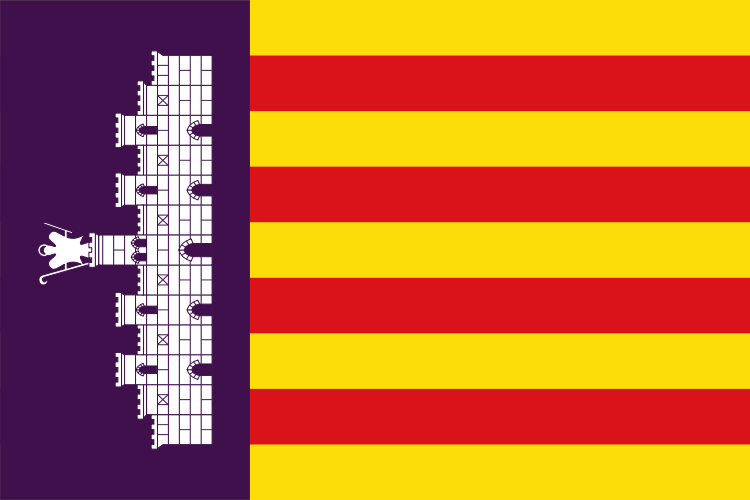 Mallorcas flag